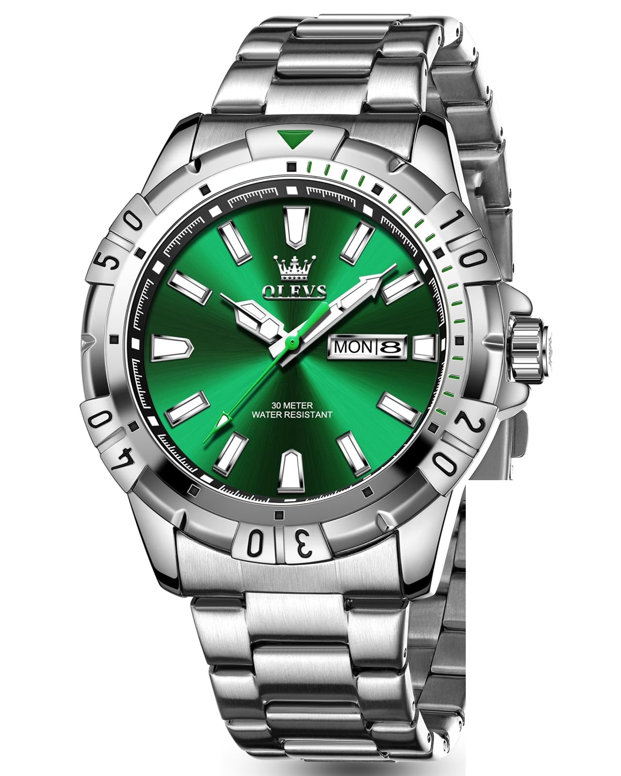The Depths — Sport Day-Date · Emerald · 42 mm